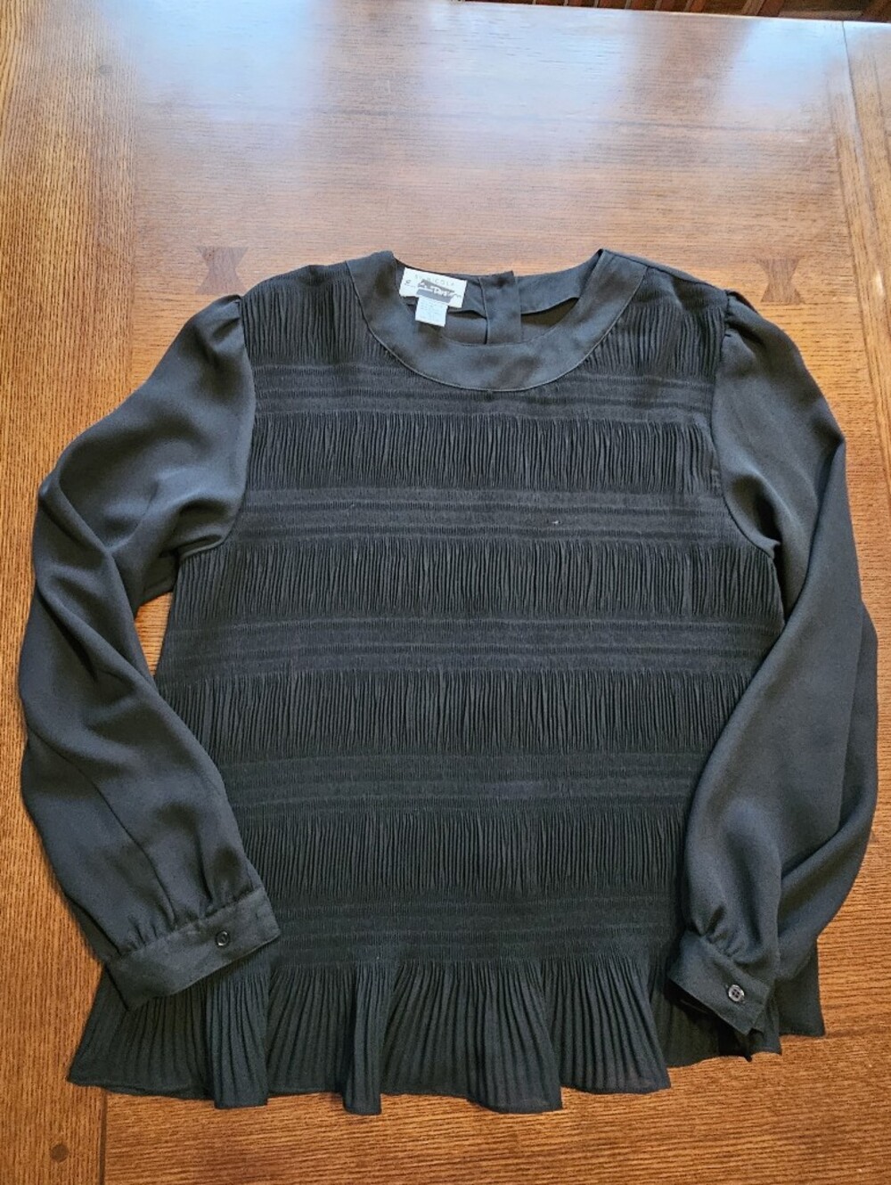 E.C. Design By Nicola Vintage Button Back Blouse Large